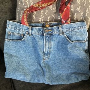 Up cycled Jean Bag